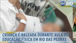 Criança é baleada durante aula de educação física em Rio das Pedras
