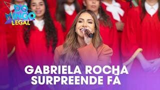 Gabriela Rocha faz surpresa especial para fã no Domingo Legal (21/12/25)