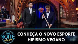 Diguinho Coruja pratica novo esporte, o Hipismo Vegano | The Noite (30/09/24)