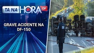 Ultrapassagem proibida pode ter sido causa de grave acidente na DF-150 | Tá na hora DF