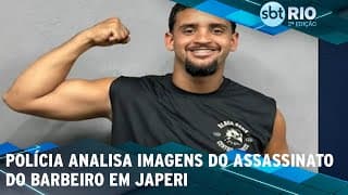 Polícia analisa imagens do assassinato do barbeiro em Japeri