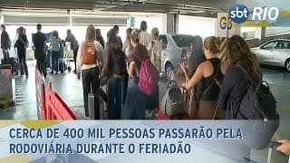 Cerca de 400 mil pessoas passarão pela rodoviária durante o feriadão