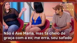Socorro, Christina, me ajuda a mandar esse traste embora! | Casos de Família