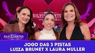 Jogo das 3 Pistas: Luiza Brunet X Laura Muller | Programa SIlvio Santos (08/03/26)