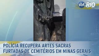 Polícia recupera artes sacras furtadas de cemitérios em Minas Gerais