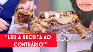 O dia em que nenhuma torta de cookie deu certo: "Leu a receita de ponta cabeça"