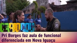 Viralizou? Tá na Cariocou! Pri Borges faz aula de funcional diferenciado