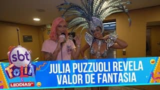 Julia Puzzuoli, passista da Dragões da Real, revela valor de fantasia | SBT Folia