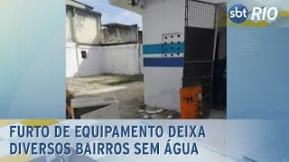 Furto de equipamento deixa diversos bairros sem água