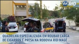 Presa quadrilha especializada em roubar carga de cigarros em rodovia em Duque de Caxias