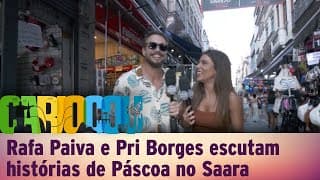 Rafa Paiva e Pri Borges escutam histórias de Páscoa no Saara