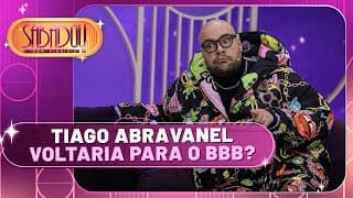 Ator e cantor Tiago Abravanel toparia entrar novamente no BBB? | Sabadou com Virginia (31/08/24)