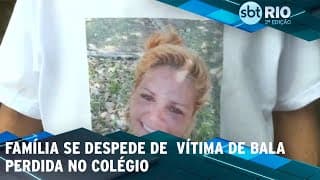 Família se despede de  vítima de bala perdida no Colégio