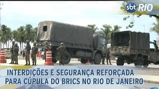 Interdições e segurança reforçada para cúpula do BRICS no Rio de Janeiro