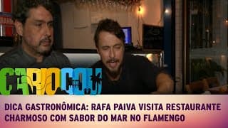 Dica Gastronômica: Rafa Paiva visita restaurante charmoso com sabor do mar no Flamengo