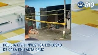 Polícia civil investiga explosão de casa em Santa Cruz