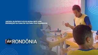 ARTISTA PLÁSTICO FLÁVIO DUTKA ESTÁ COM EXPOSIÇÃO NA CASA DE CULTURA IVAN MARROCOS
