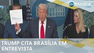 Donald Trump erra dados sobre criminalidade em Brasília durante entrevista coletiva | SBT Brasília 1