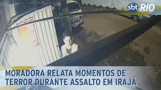 Moradora relata momentos de terror durante um assalto no bairro de Irajá