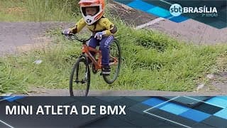 Conheça Henrique, atleta de BMX de apenas 5 anos | SBT Brasília 2° Edição