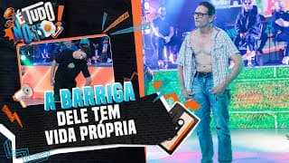 Olha o que esse homem fez com a barriga no Fila da Fama | É Tudo Nosso 30/08/24