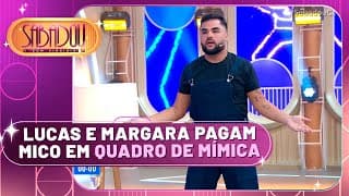 Lucas Guedez e Margareth Serrão não nasceram para fazer mímica | Sabadou com Virginia (30/11/24)