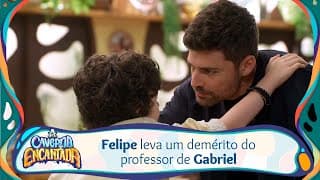 Felipe leva um demérito do professor de Gabriel | A Caverna Encantada