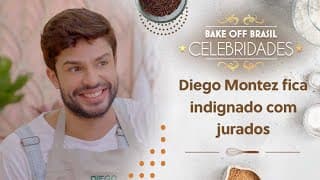 Diego Montez fica indignado com jurados | Bake Off  Brasil Celebridades (16/04/22)