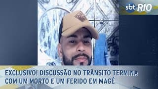 EXCLUSIVO! Discussão no trânsito termina com um morto e um ferido em Magé