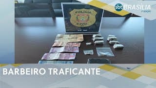 Homem usava barbearia como fachada para vender drogas | SBT Brasília 1ª ed