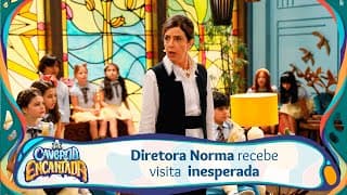 Diretora Norma recebe Paulo no colégio interno | A Caverna Encantada