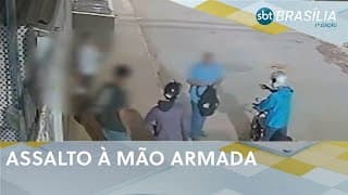 Criminosos assaltam família indo trabalhar às 4 da manhã | SBT Brasília 1ª ed