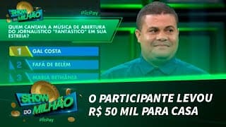 Alagoano chuta resposta e perde R$ 200 mil reais | Show do Milhão PicPay (12/11/21)