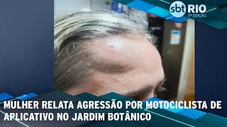 Mulher relata agressão por motociclista de aplicativo no Jardim Botânico