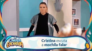 Cristina escuta Moleza falando no consultório | A Caverna Encantada