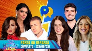 TIME GABY GABRINI X JOÃO LIBERATO no Passa ou Repassa | Domingo Legal (28/09/25)