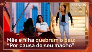Briga generalizada quase tira o programa do ar | Casos de Família