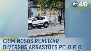 Criminosos realizam diversos arrastões pelo Rio