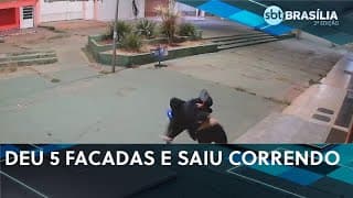 Homem tenta matar outro homem à facadas por dívida de R$120 | SBT Brasília 2ª ed