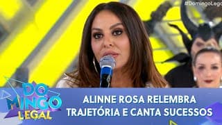 Alinne Rosa abre o coração e revela momento difícil que passou | Domingo Legal (27/10/24)