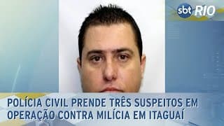Polícia Civil prende três suspeitos em operação contra milícia em Itaguaí