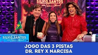 Jogo das 3 Pistas: Dr. Rey x Narcisa | Programa Silvio Santos (27/10/24)