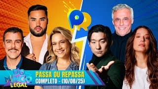 TIME LUCAS GUEDEZ vs TIME OSCAR MAGRINI no Passa ou Repassa | Domingo Legal (10/08/25)