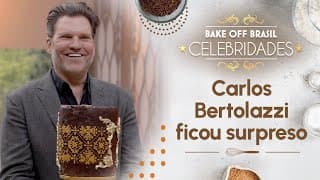 Carlos Bertolazzi fica surpreso ao descobrir bolo feito por Capella | Bake Celebridades (07/05/23)