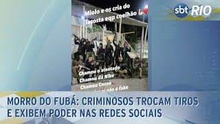 Morro do Fubá: Criminosos trocam tiros e exibem poder nas redes sociais