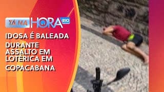 Idosa é baleada durante assalto em Lotérica em Copacabana