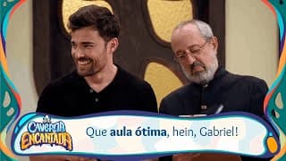 Gabriel apresenta aula para inspetor Severo | A Caverna Encantada