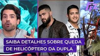 Helicóptero da dupla Henrique e Juliano cai em Tocantins; saiba detalhes | Fofocalizando 08/05/26