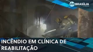 Clínica de reabilitação pega fogo e acaba deixando 5 vítimas | SBT Brasília 2ª ed