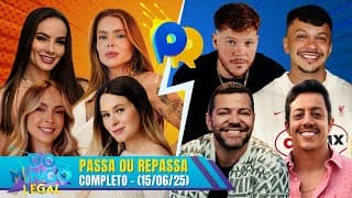TIME FERRUGEM vs TIME MARI SARRO no Passa ou Repassa | Domingo Legal (15/06/25)